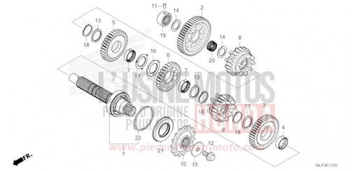 TRANSMISSION (COUNTERSHAFT) CL500AS de 2025